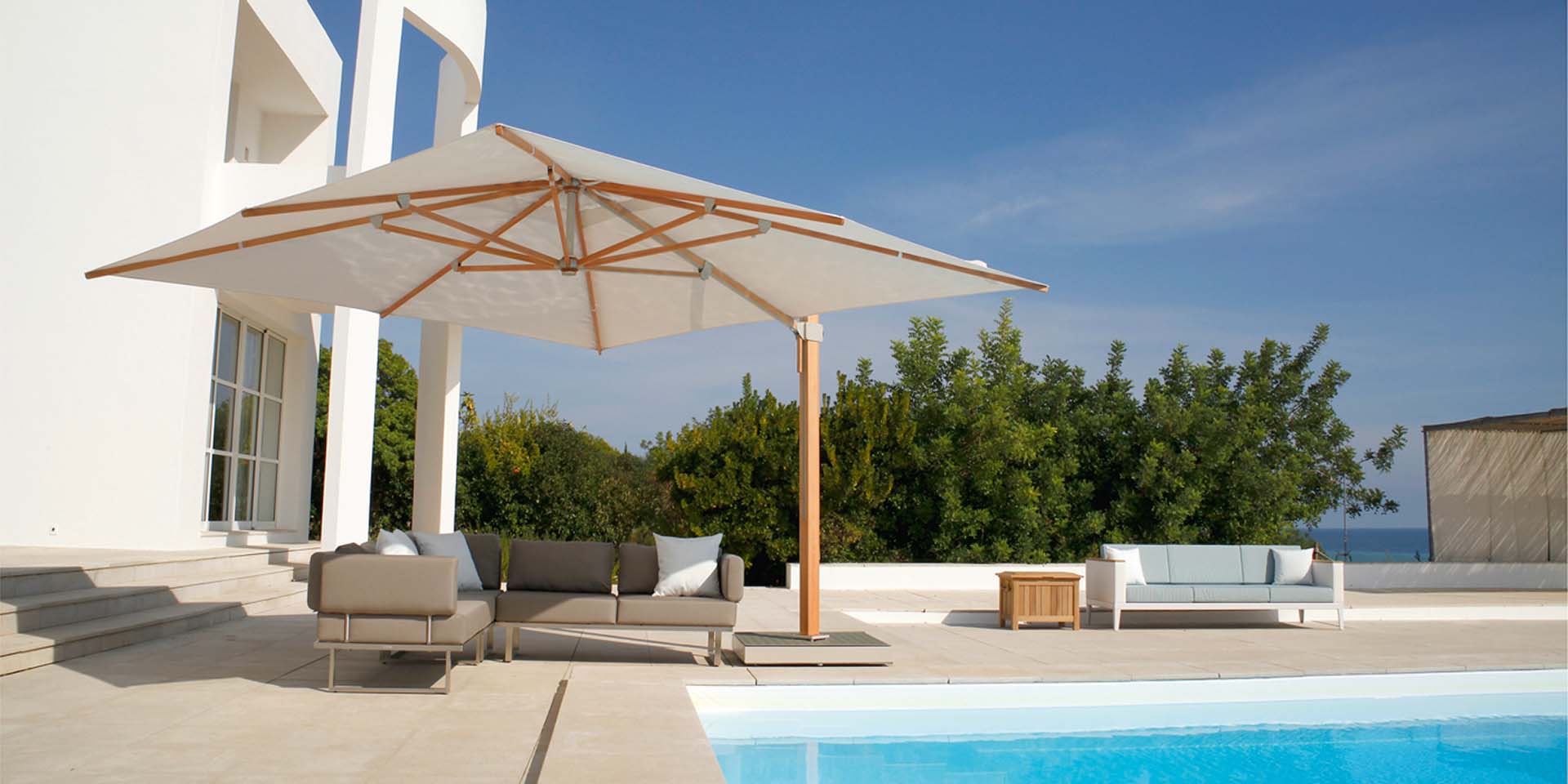 Barlow Tyrie Napoli Parasol - Thumbnail 4
