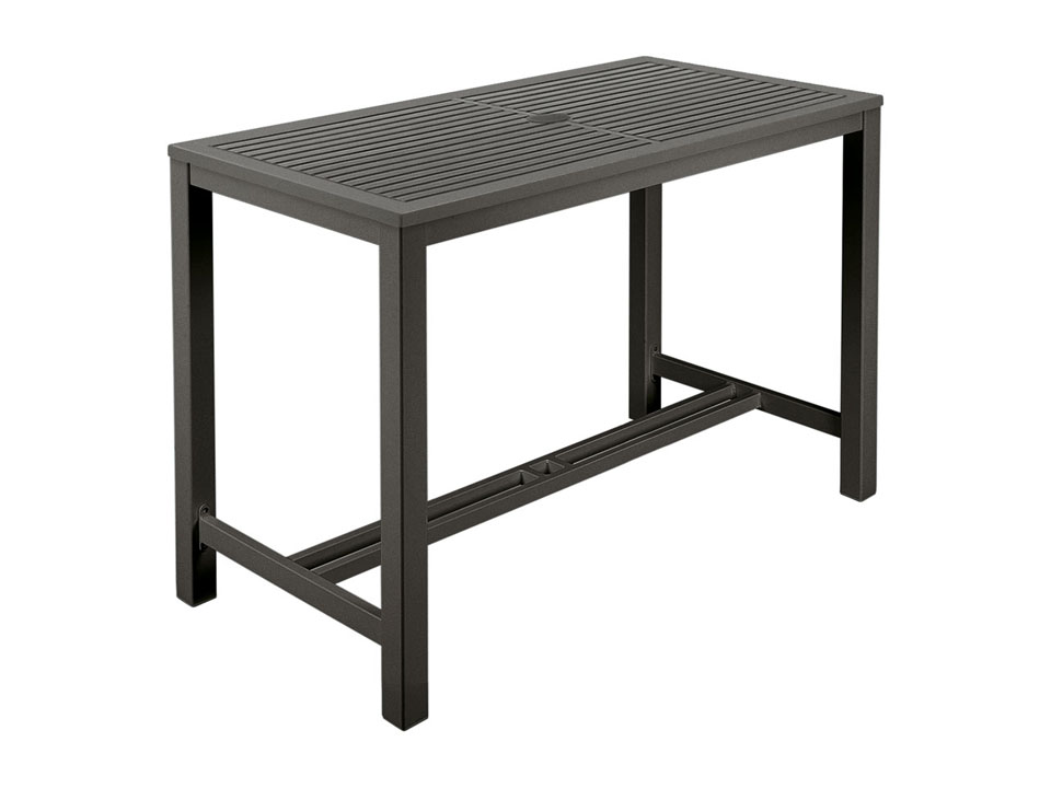 Aura 140 Counter Height Aluminium Table