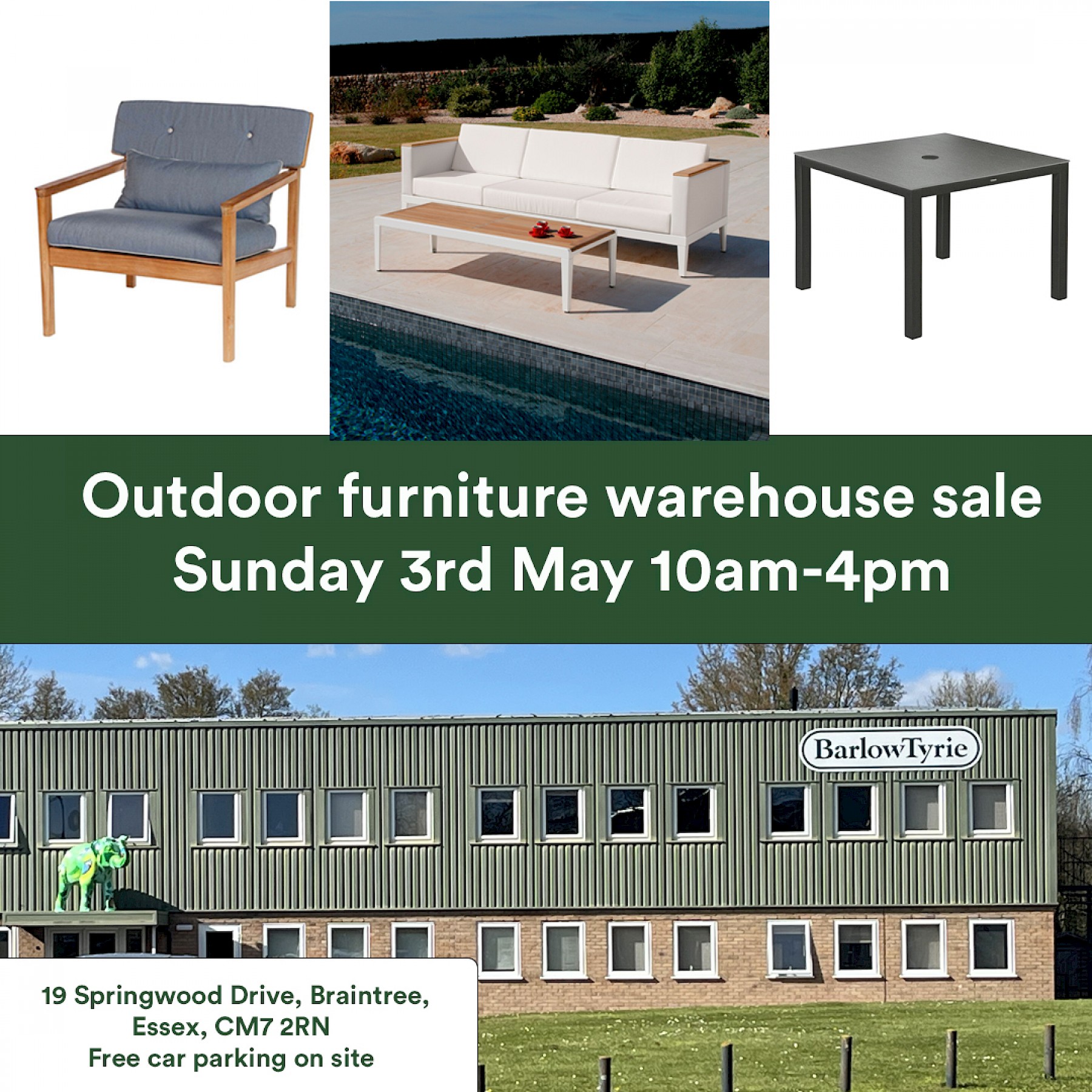 Braintree Warehouse Sale 3rd May 2026 image