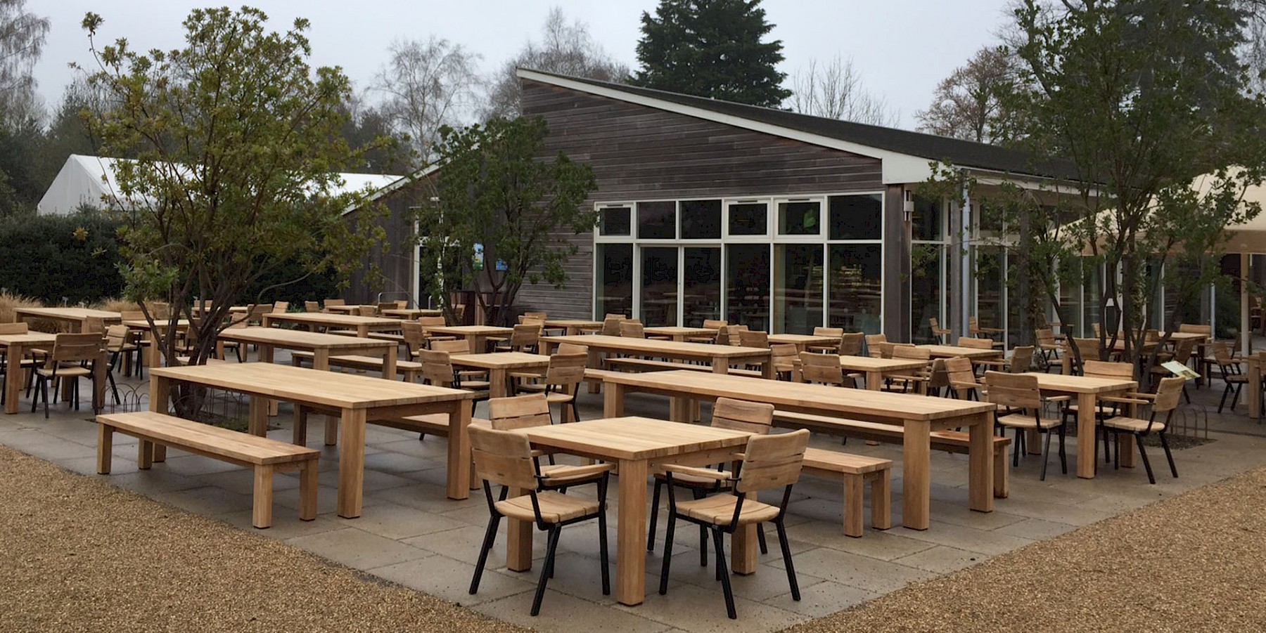 Barlow Tyrie delivered to RHS Wisley Glasshouse Cafe image